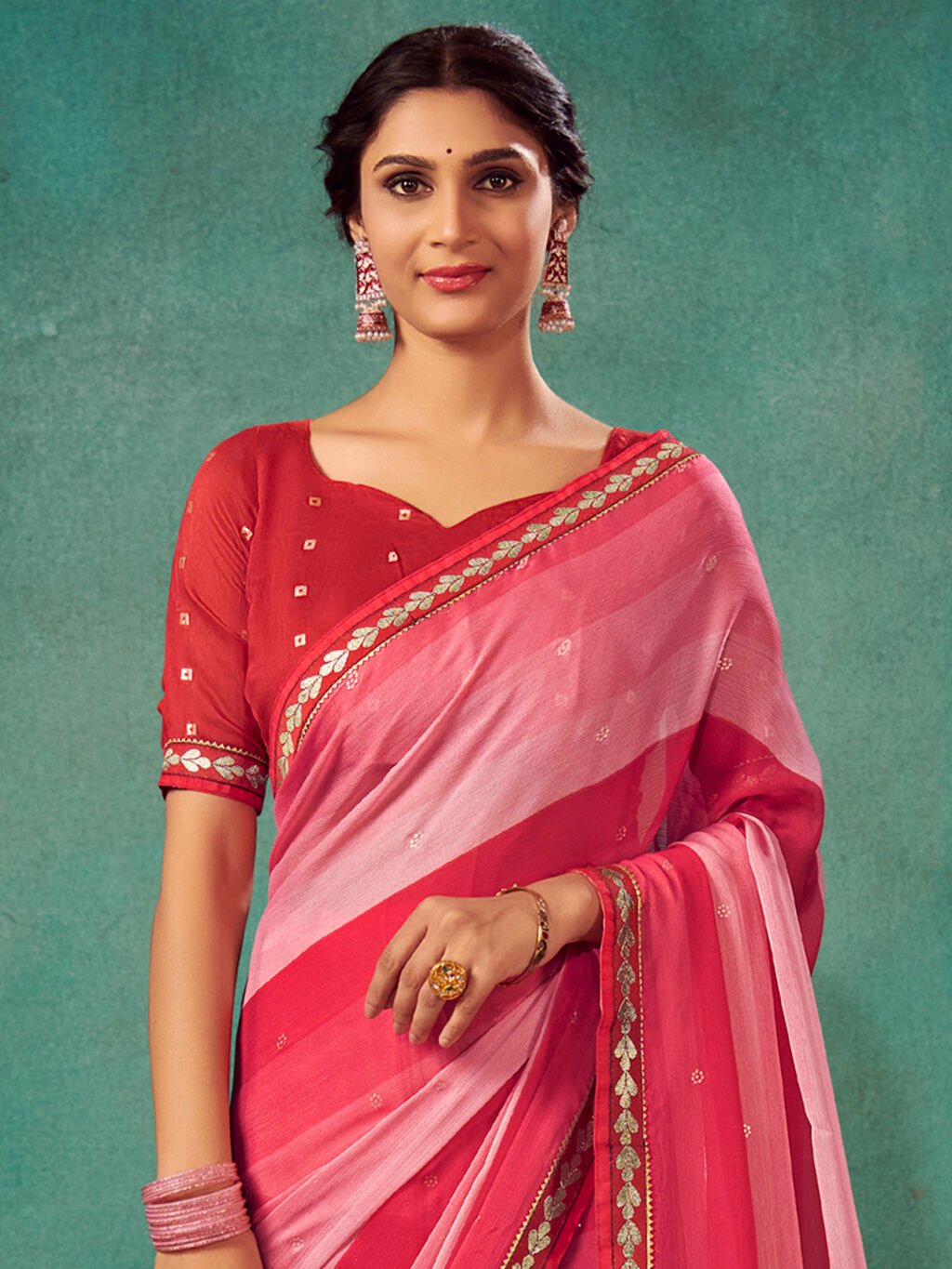 showcasing the beauty and craftsmanship of Festive Saree.