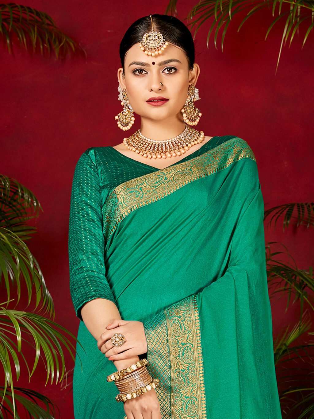 showcasing the beauty and craftsmanship of Silk Saree.