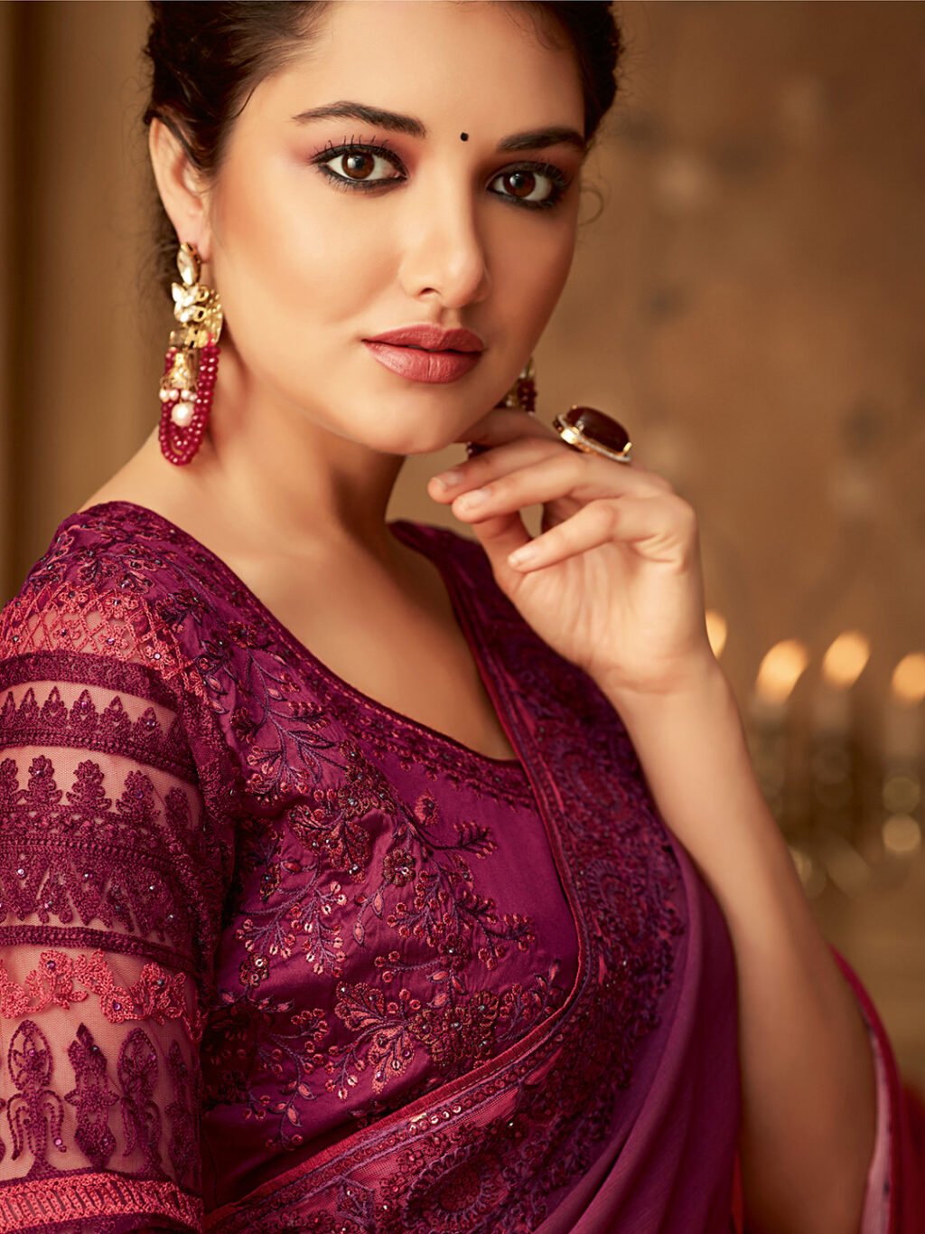 Get the best party wear saree