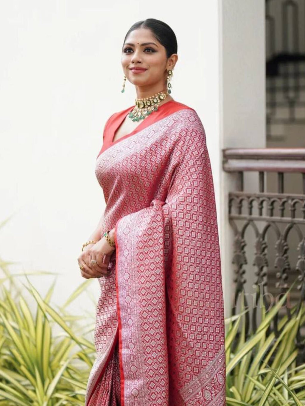 showcasing the beauty and craftsmanship of Silk Saree.