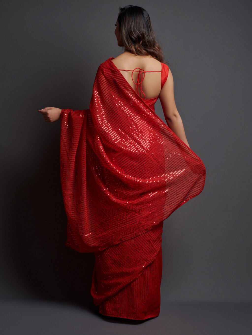 showcasing the beauty and craftsmanship of Traditional Saree.