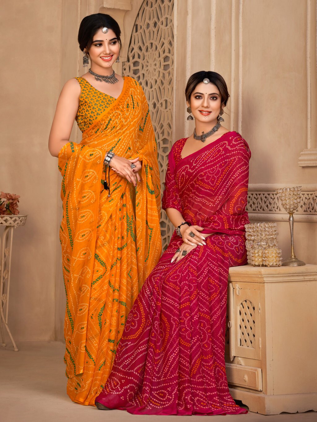 showcasing the beauty and craftsmanship of Designer Saree.