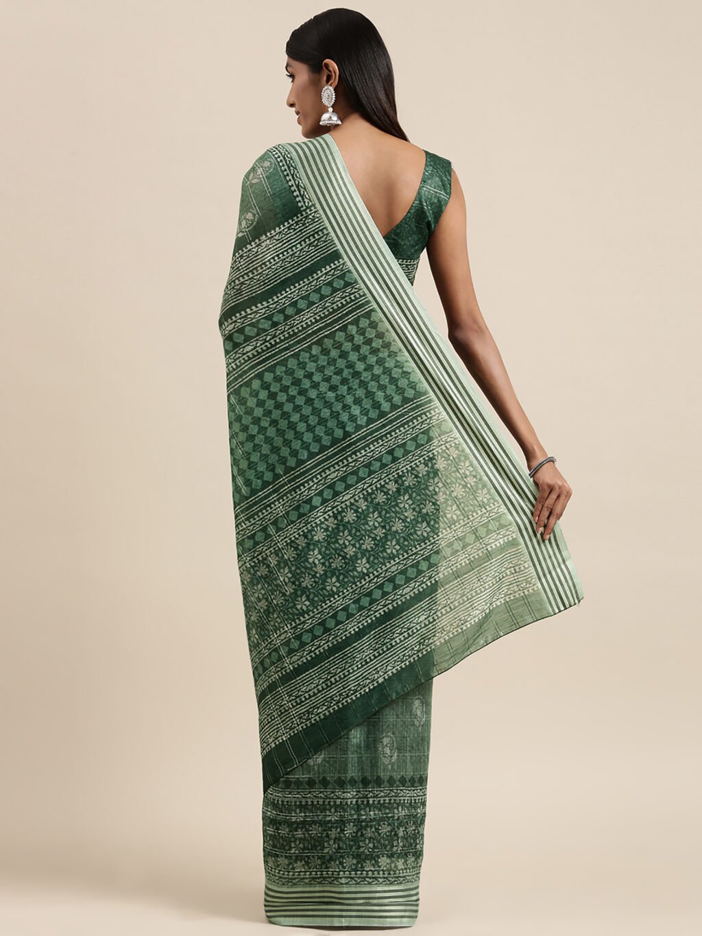 showcasing the beauty and craftsmanship of Designer Saree.