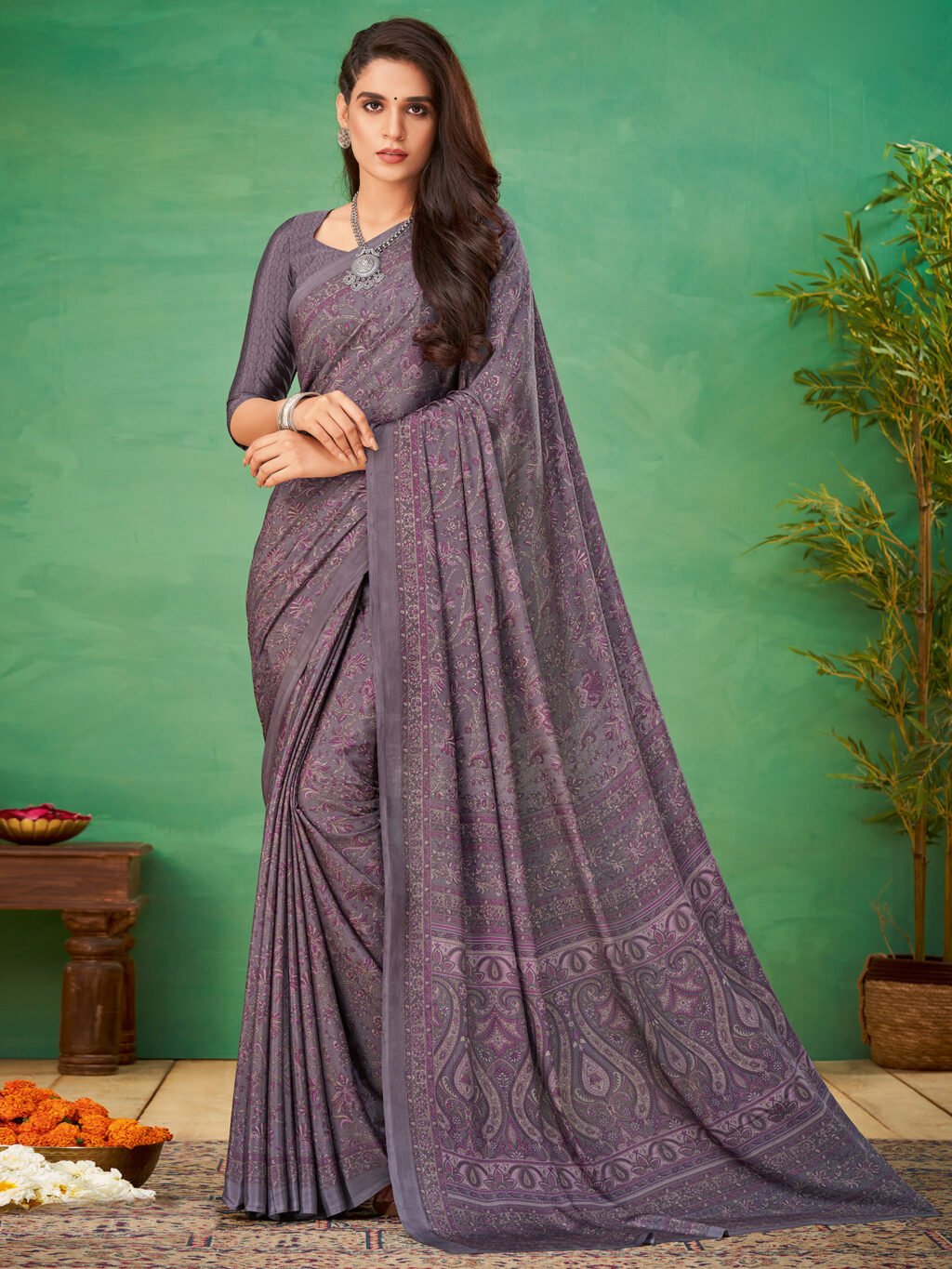 Image of Mauve Saree
