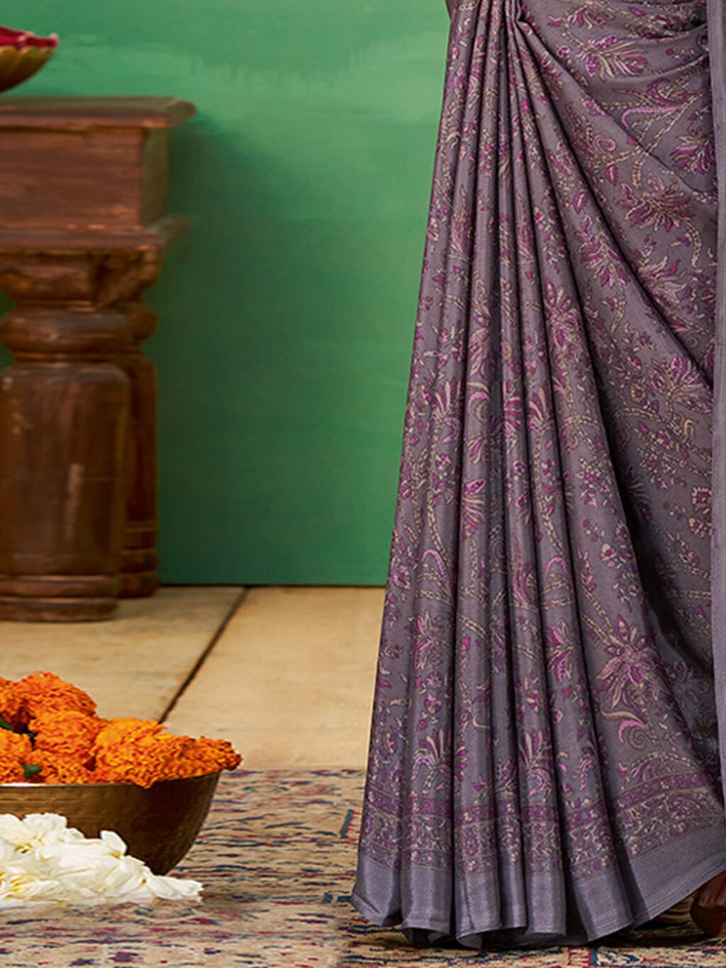 Mauve Saree - Image 4