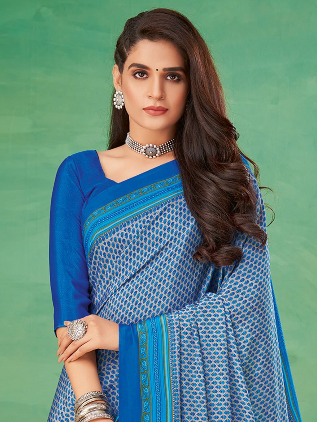 showcasing the beauty and craftsmanship of Festive Saree.