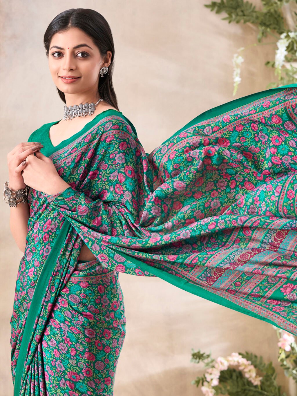 showcasing the beauty and craftsmanship of Traditional Saree.