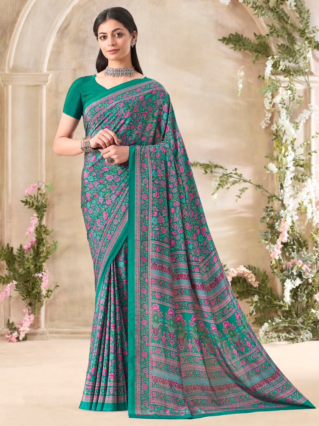 Image of Green Saree