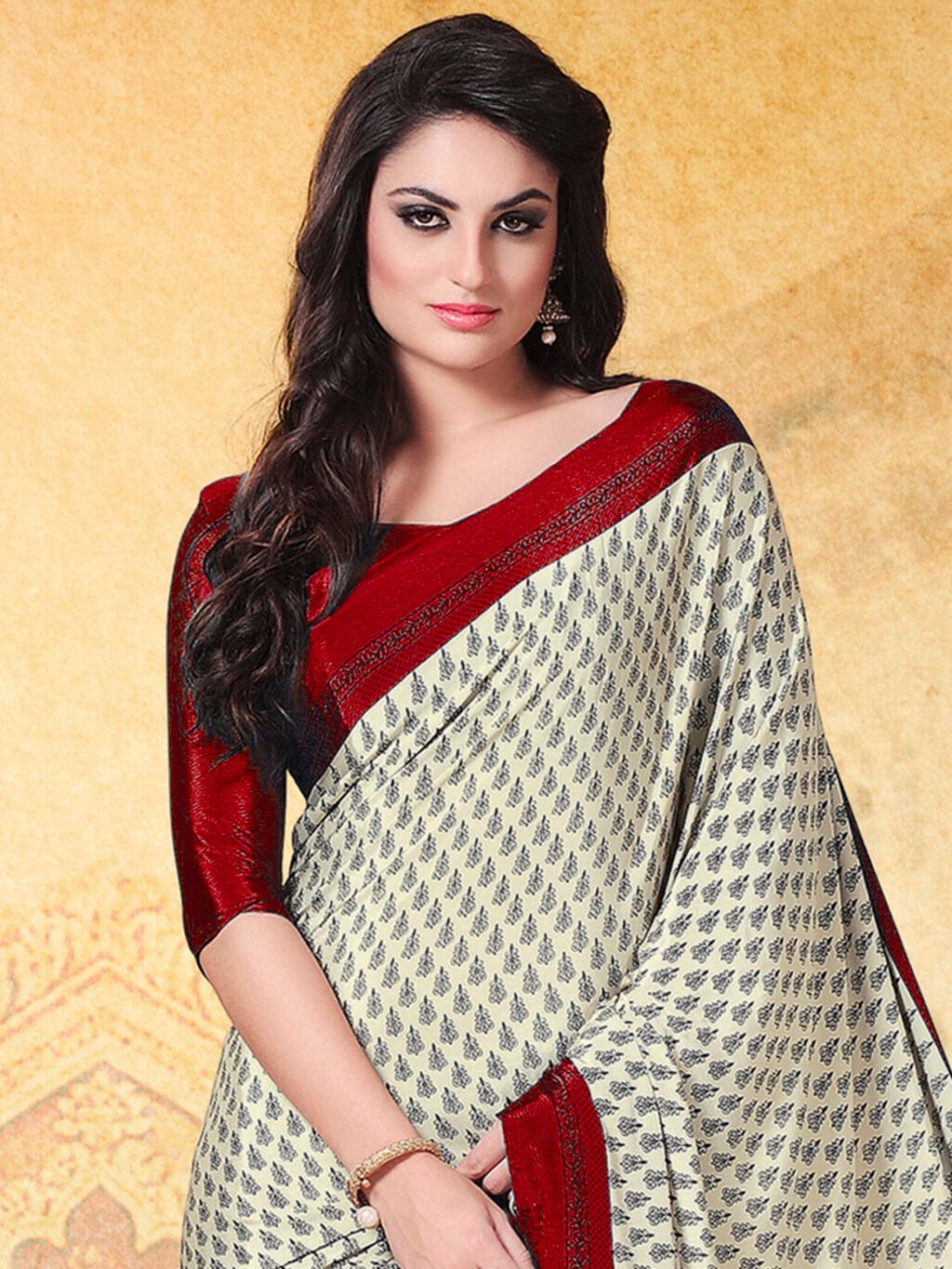 showcasing the beauty and craftsmanship of Silk Saree.