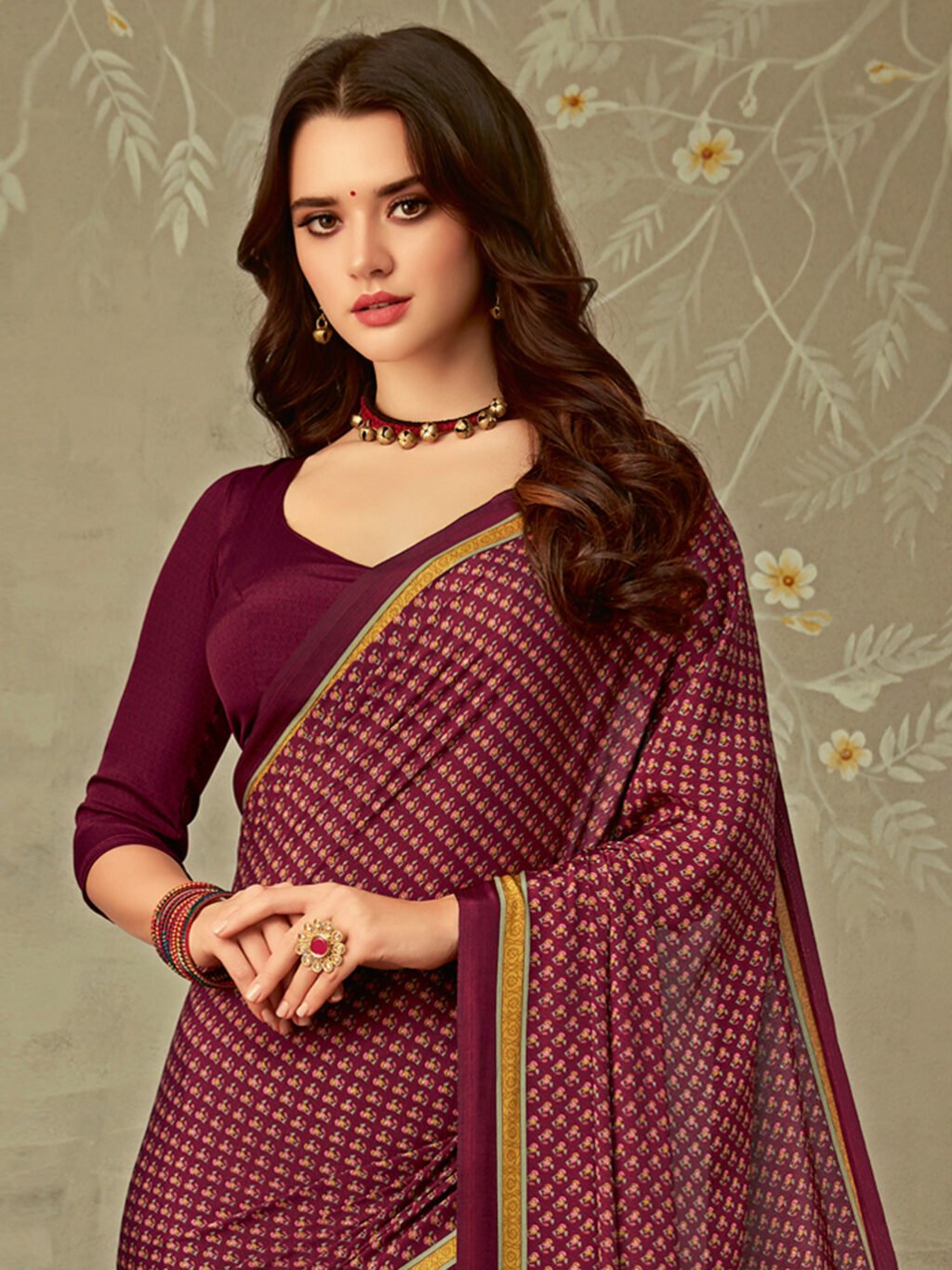 showcasing the beauty and craftsmanship of Silk Saree.