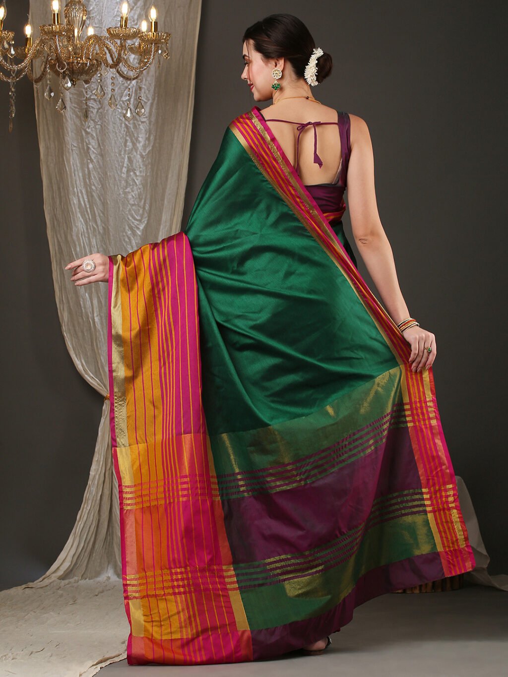 partywear designer saree for festive occasions