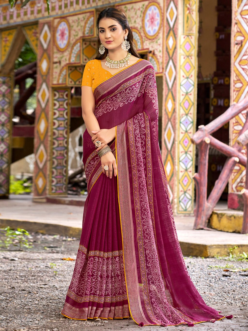partywear designer saree for festive occasions