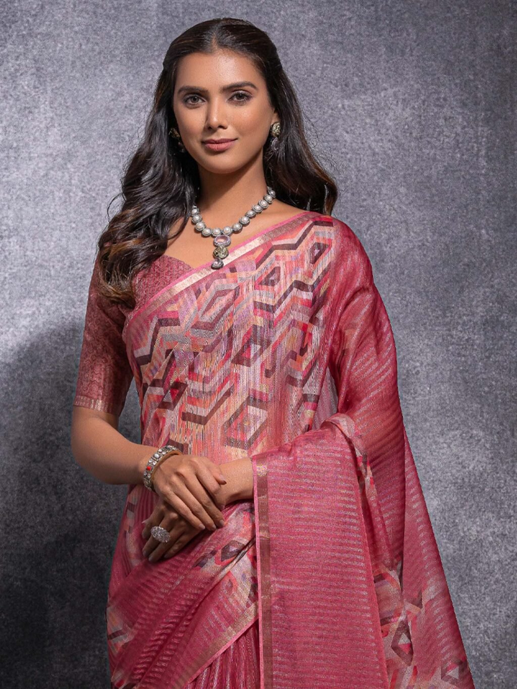 partywear designer saree for festive occasions