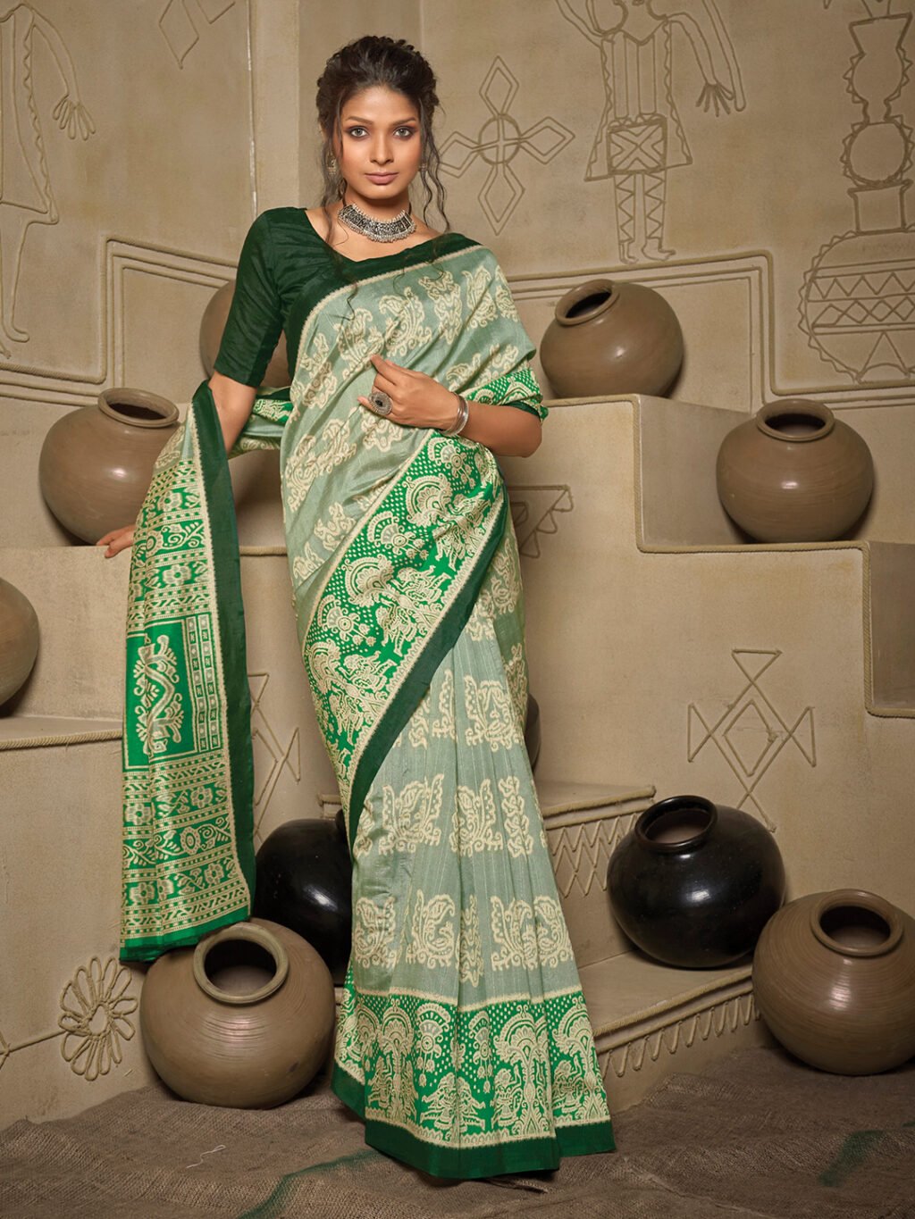 partywear designer saree for festive occasions