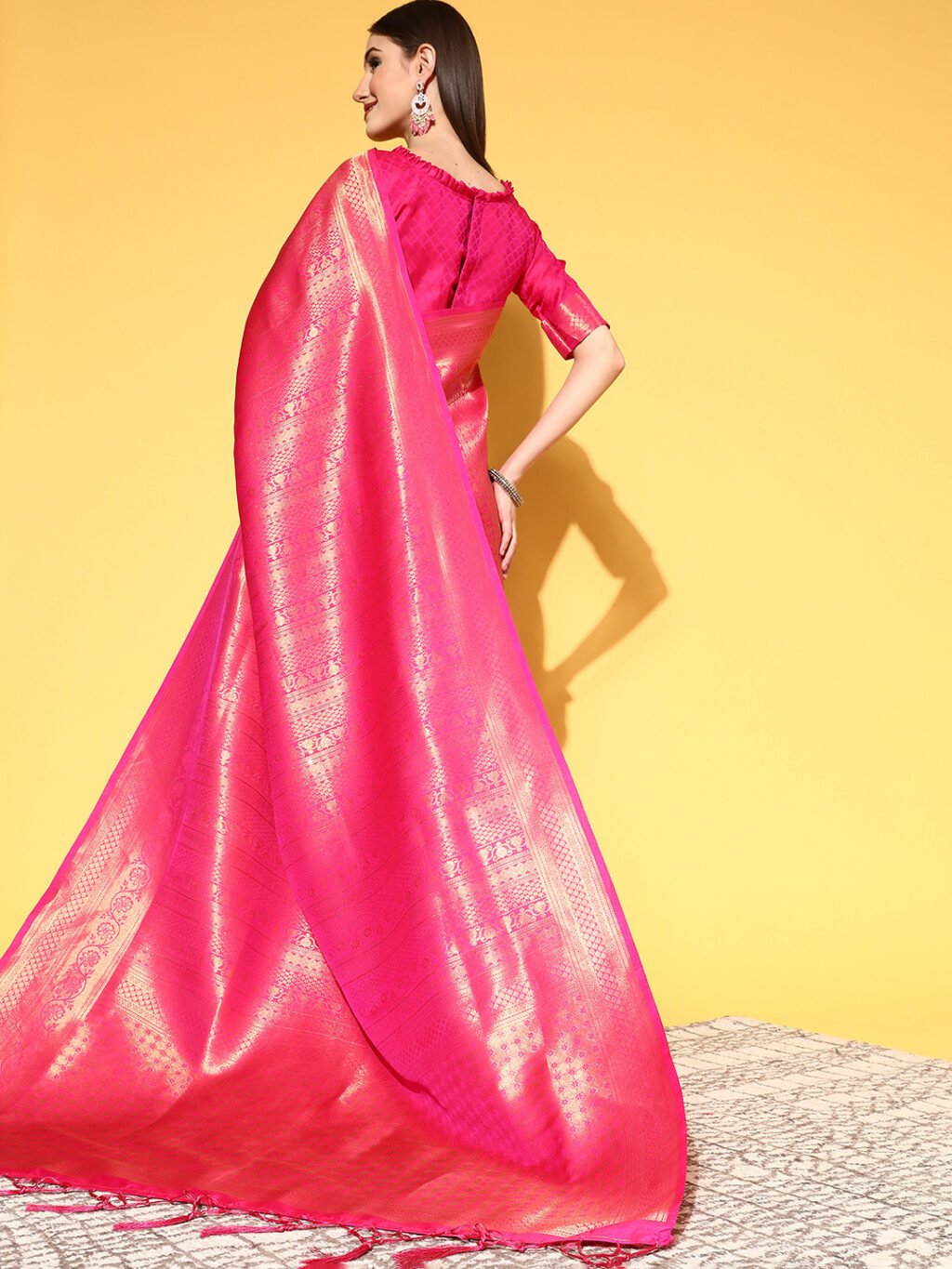 partywear designer saree for festive occasions